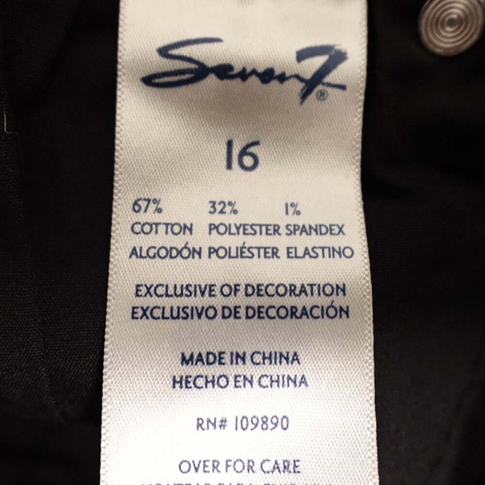 NWT Seven7 black jean shorts sunset bermuda 16 - Picture 11 of 11